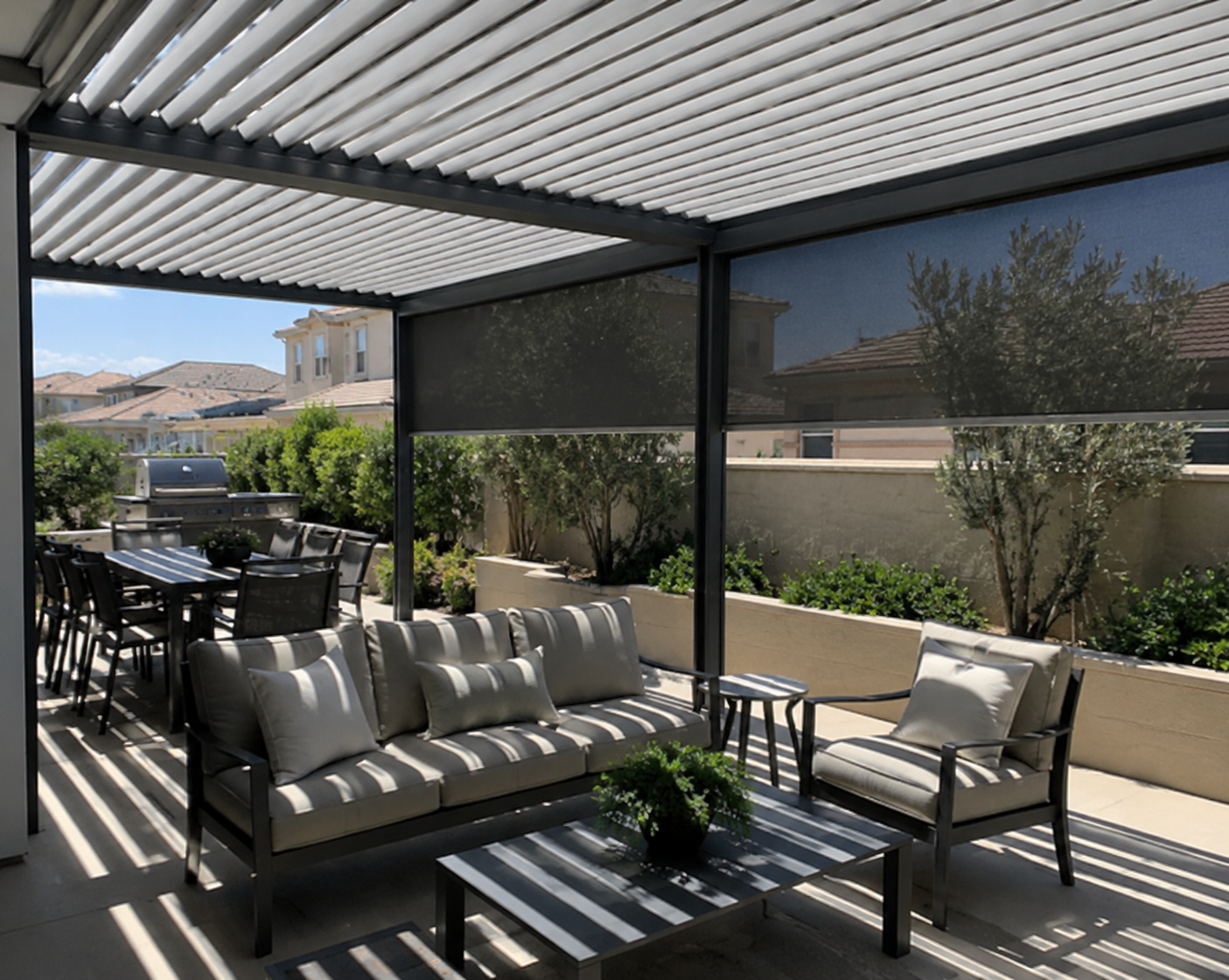 review example from Woodbridge Irvine homeowner for aluminum pergola installation