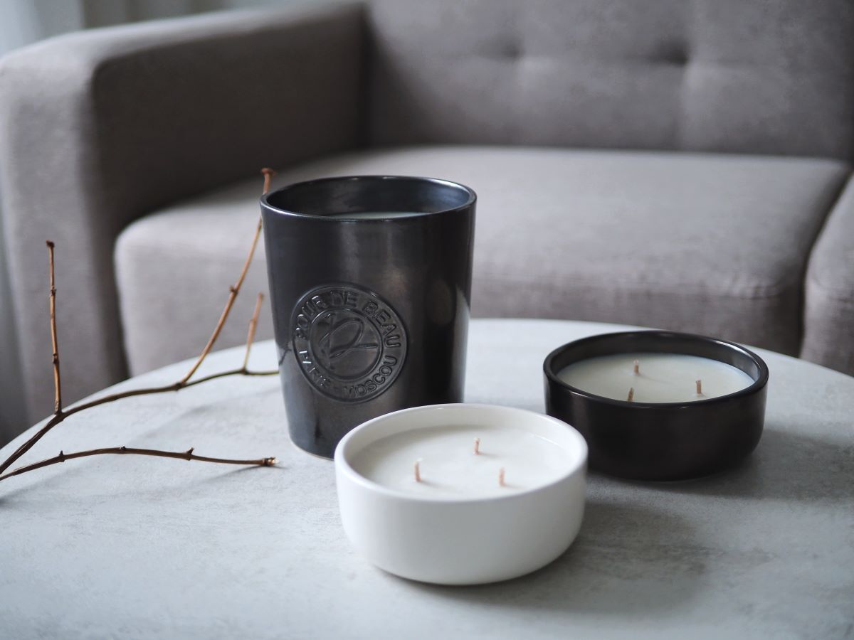 интерьерные свечи. стиль в интерьере