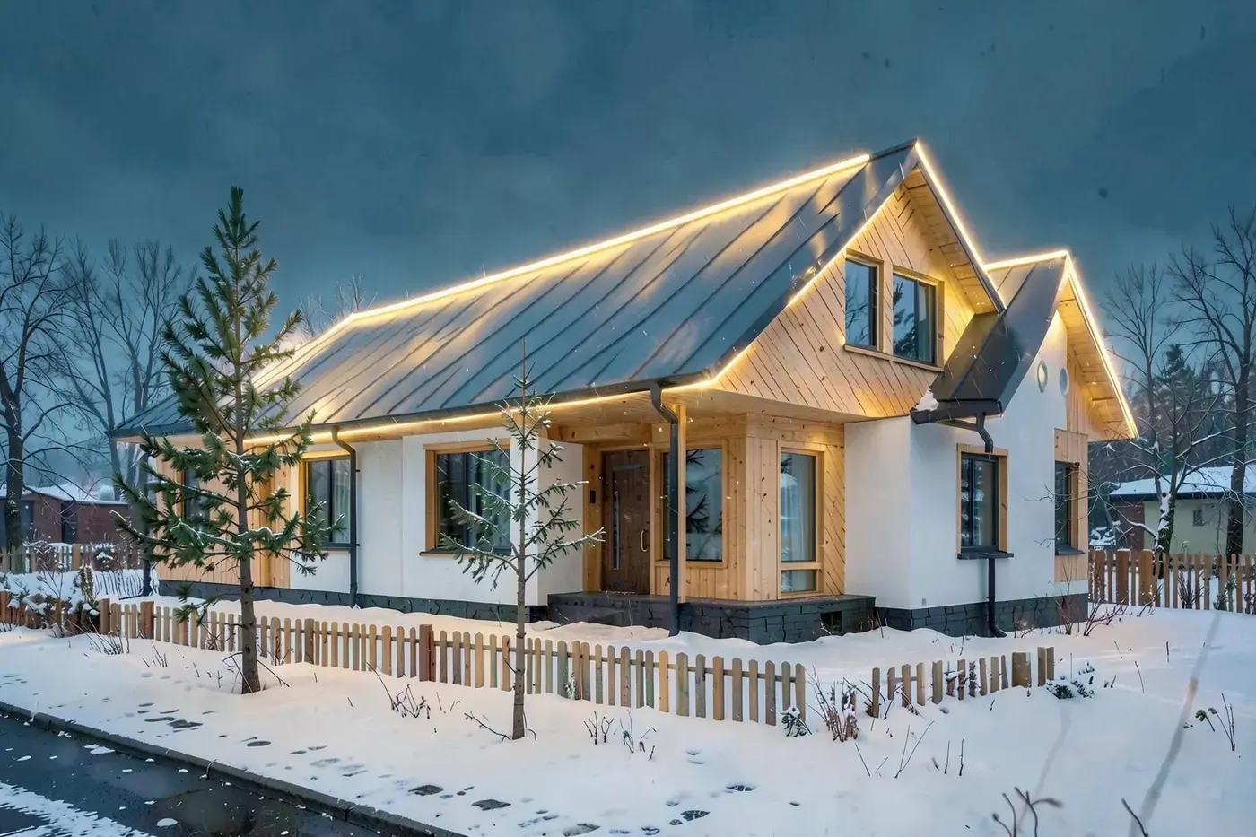 Контур: пример иллюминации