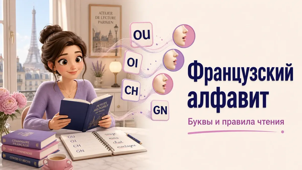 Французский алфавит и правила чтения: как произносить буквы и сочетания: учебная статья LaRou