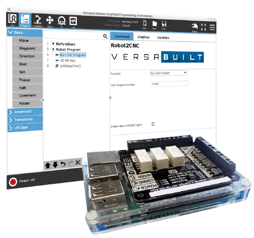 Модуль коммуникации со станком для коллаборативных роботов