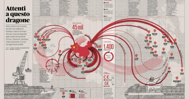 газета раскрытая карта китая