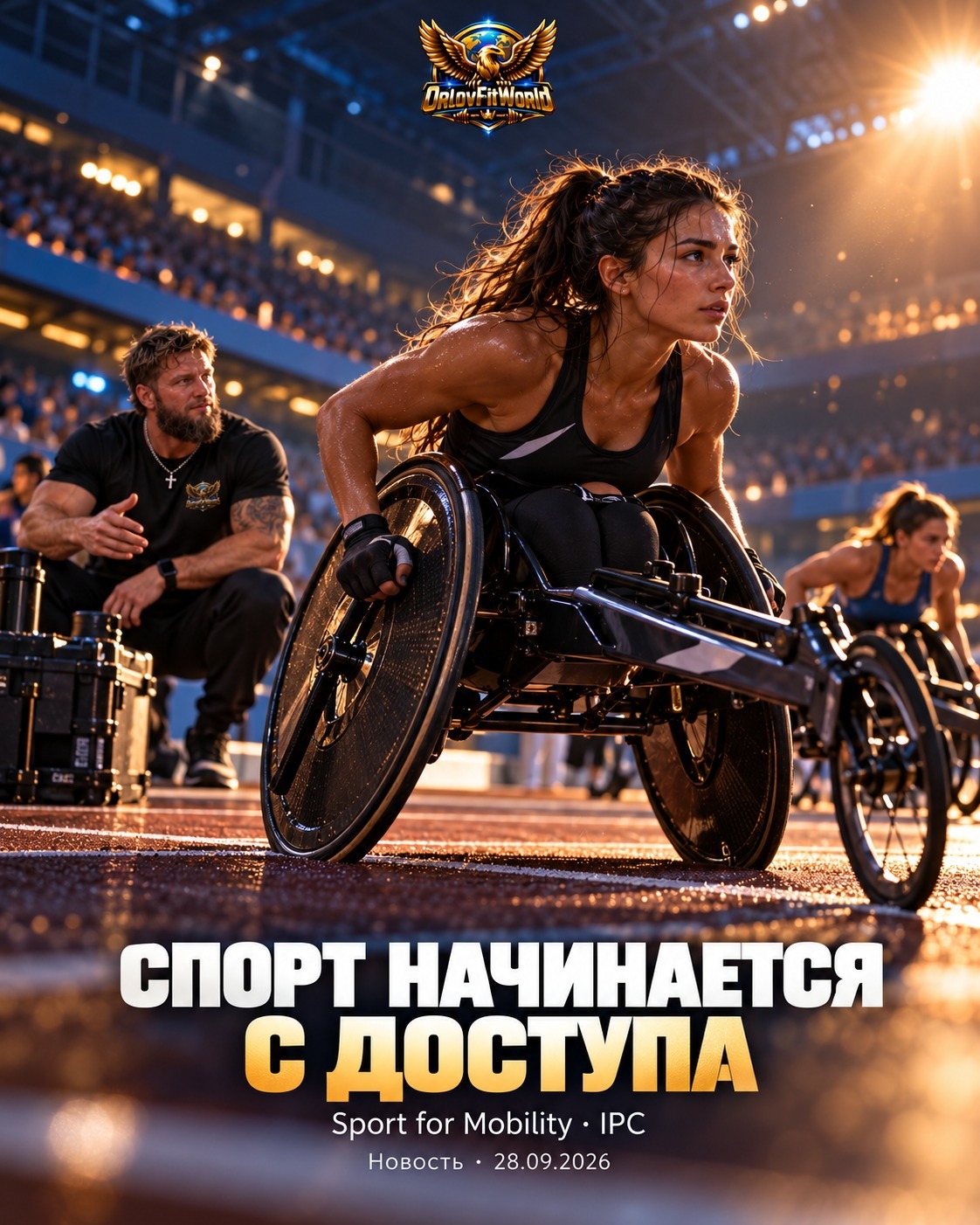 ИИ-иллюстрация: Спорт начинается с доступа: что делает Sport for Mobility