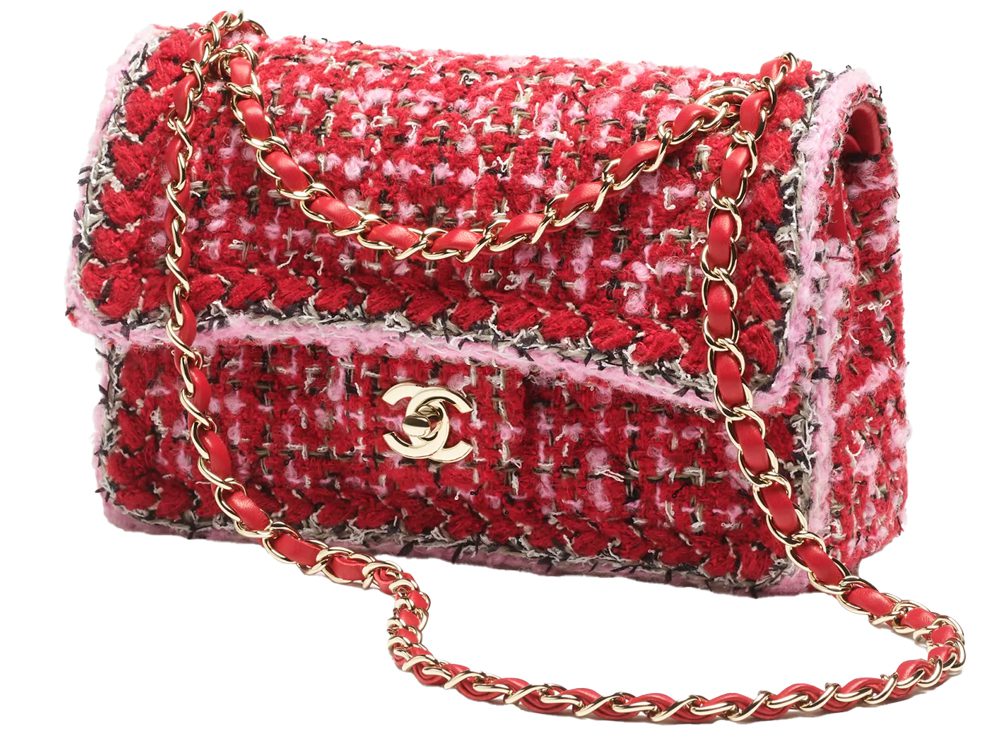 Chanel Tweed Flap Red FW25