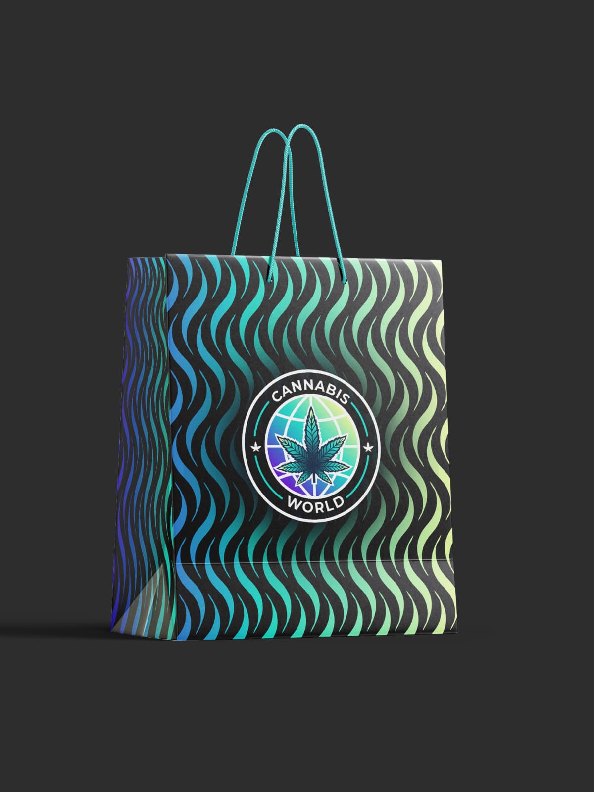 Ребрендинг Cannabis World: логотип, фирменный стиль, оформление соцсетей