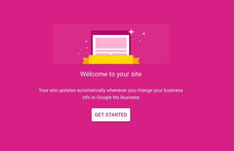 start to create your site
