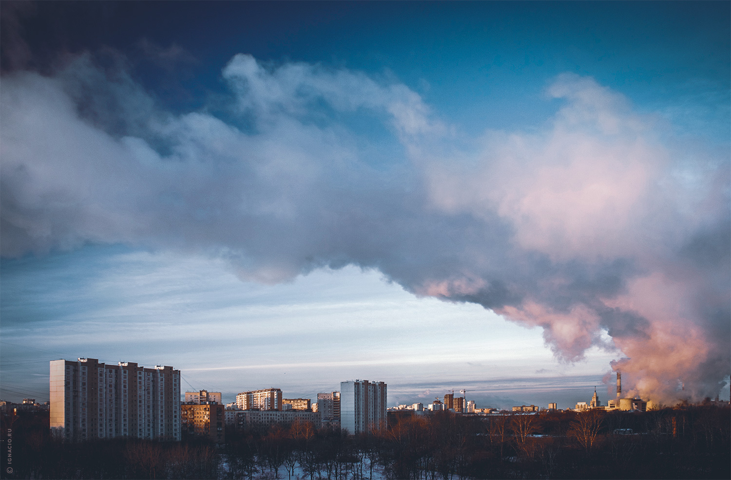 облака в москве