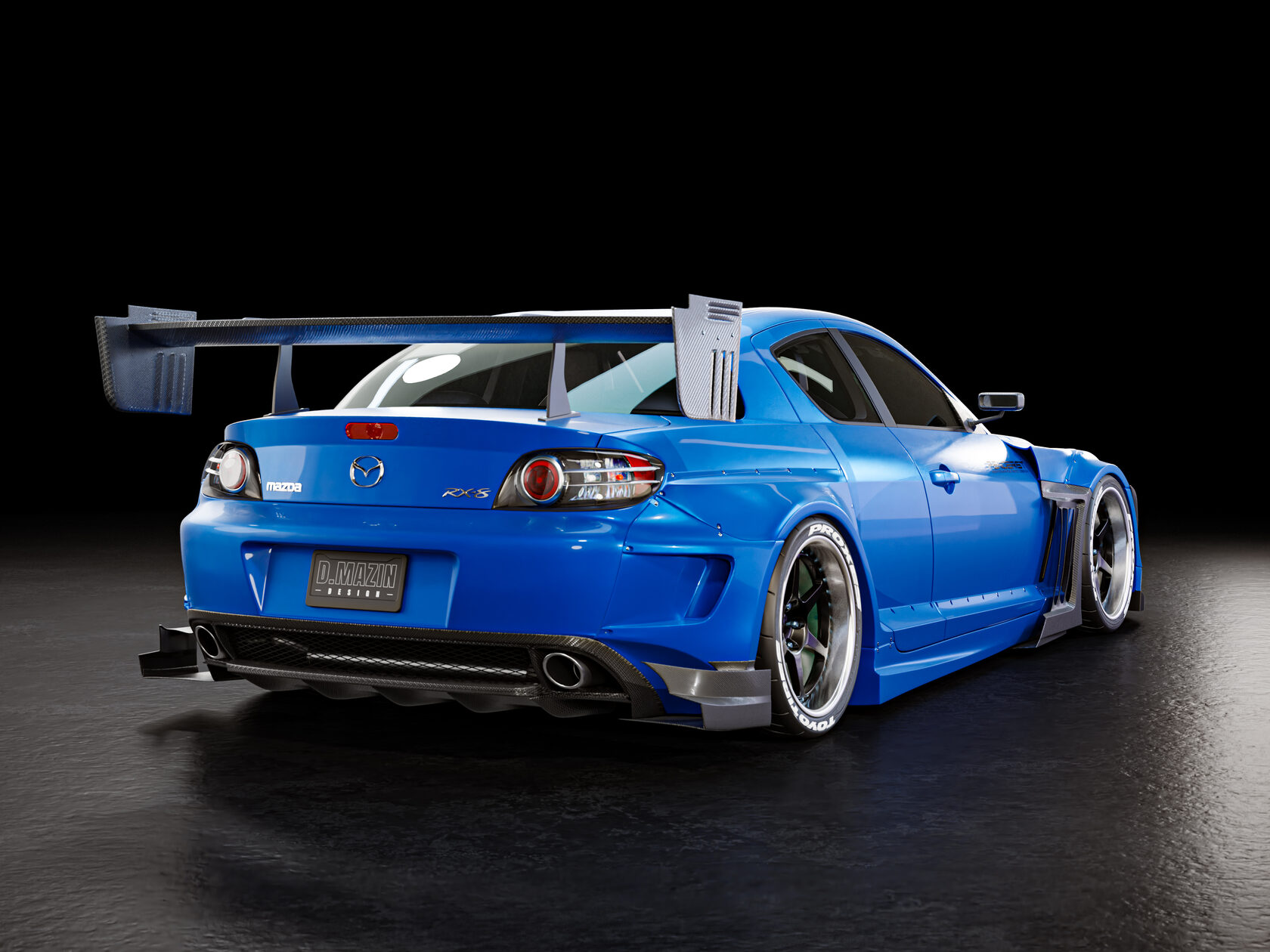 FENDERIST SPEC R Full kit / WIDE BODY KIT Mazda RX8 20032008