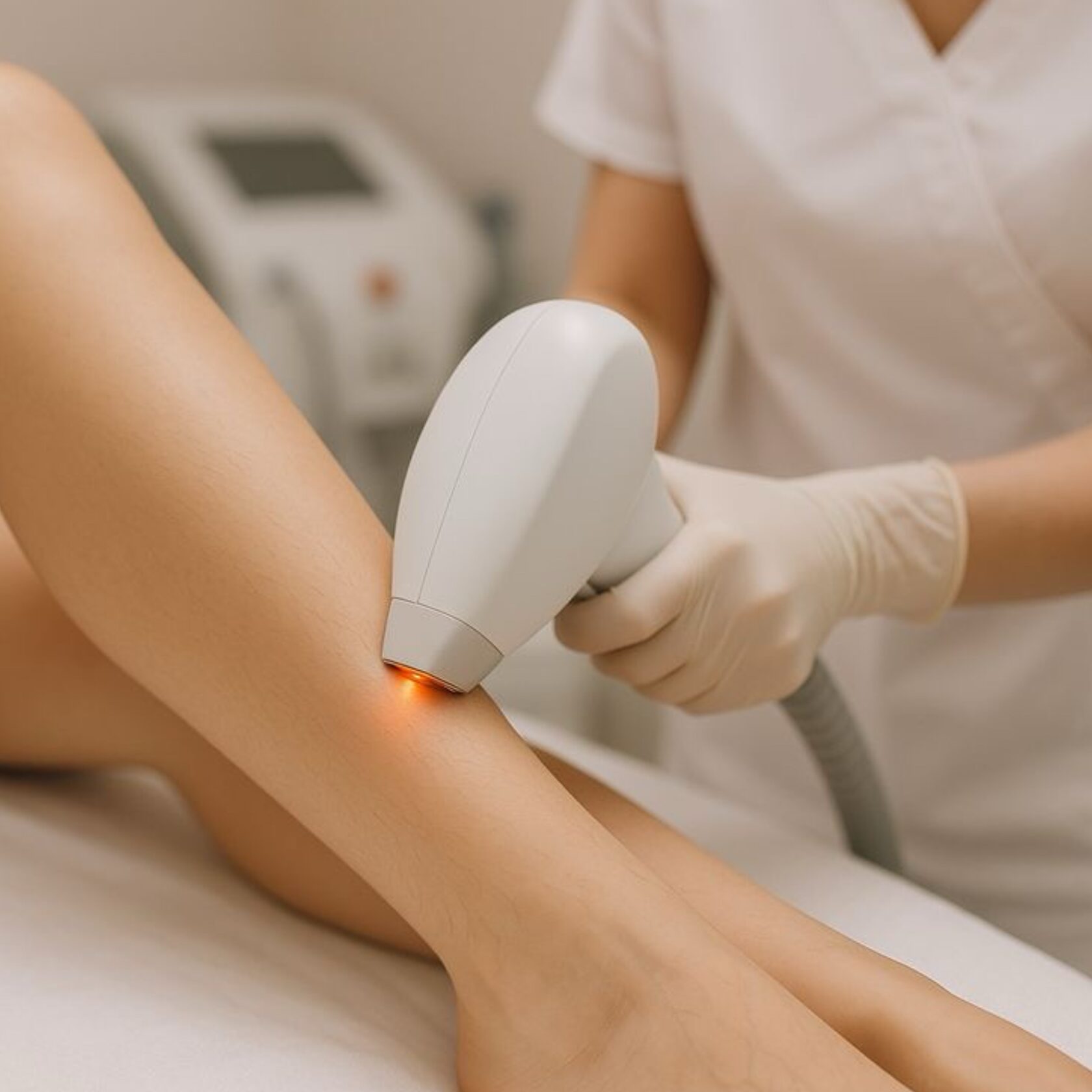 Фотоэпиляция гладкая кожа