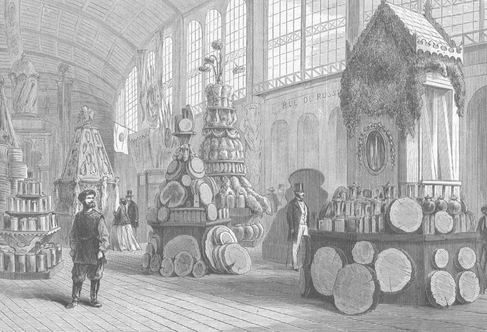 Всемирная выставка 1867 года, Образцы русского дерева