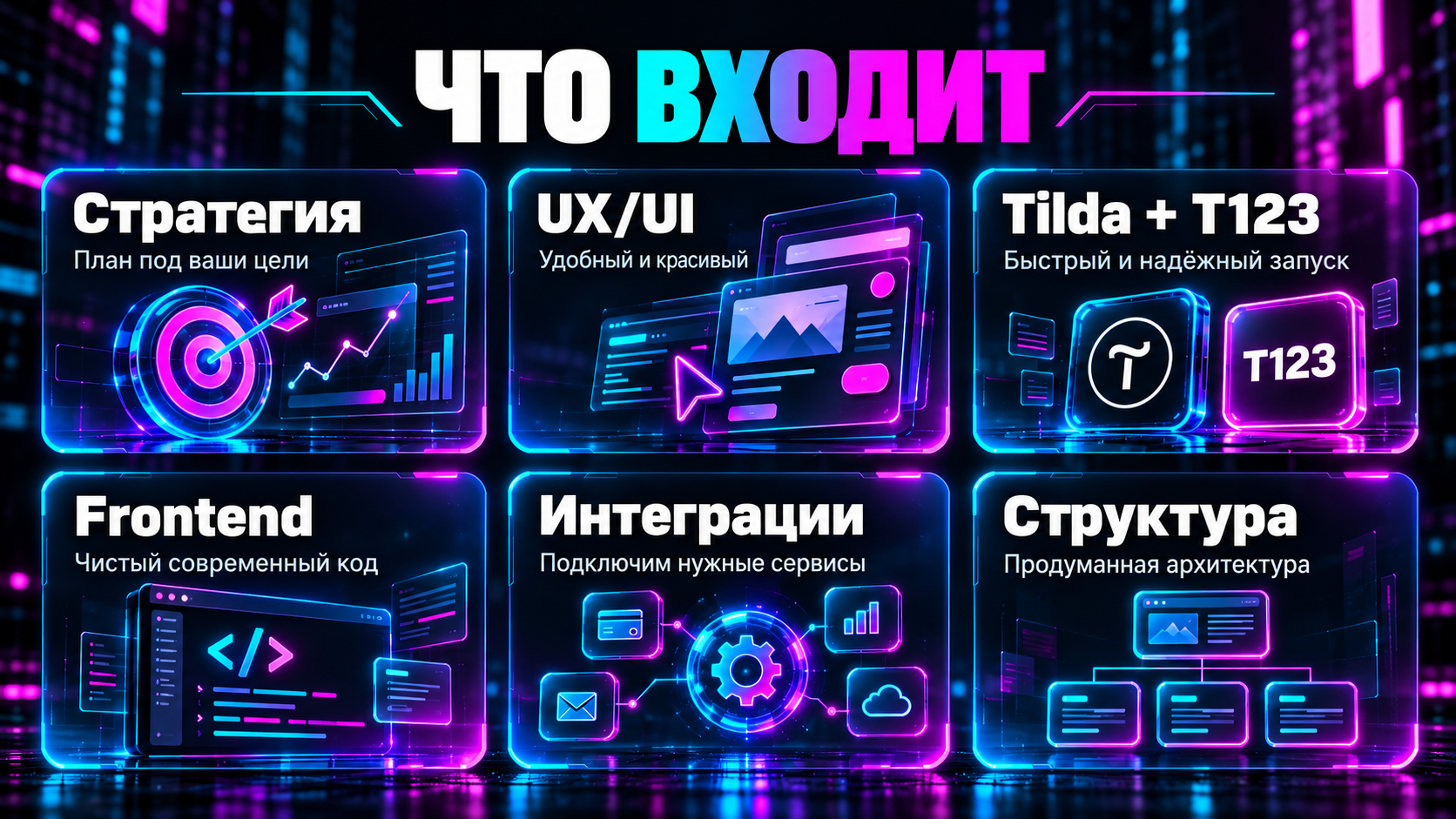 Что входит в разработку сайта