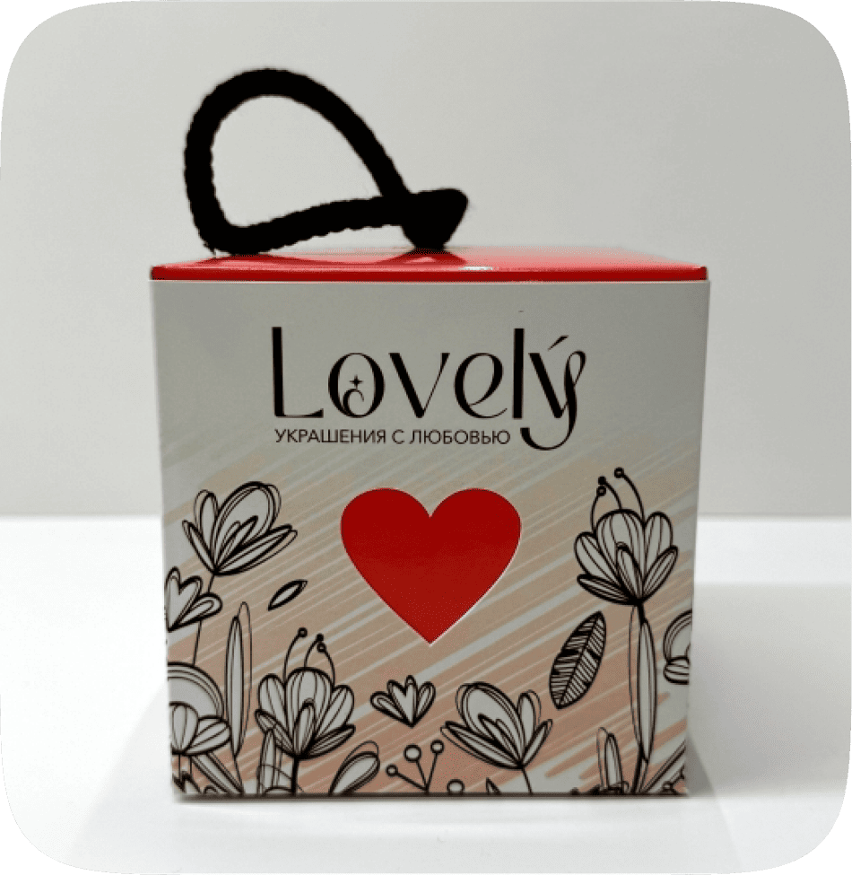 Коробка с прорезными элементами и интересным открытием