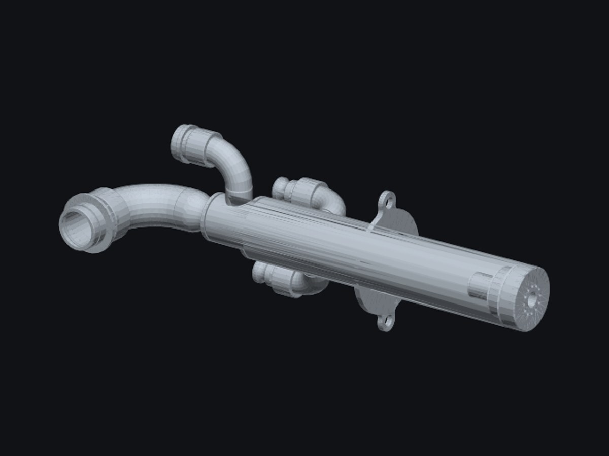 3D-модель газокислородной горелки