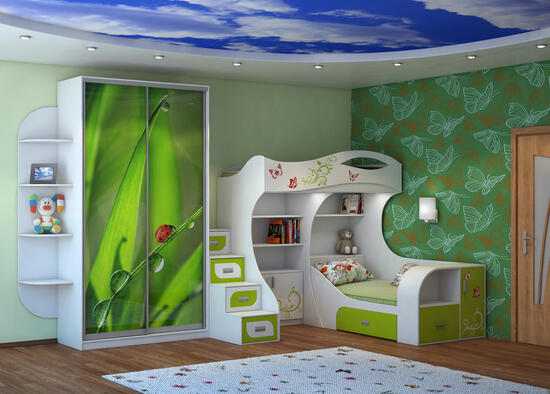 Детская комната для разнополых детей