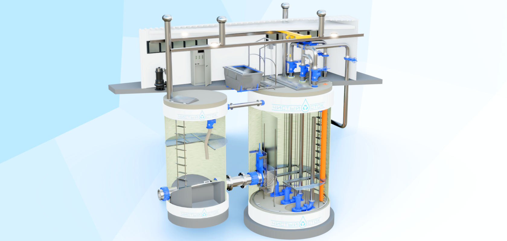 Блочно-модульные КНС - Канализационные насосные станции - Чистый Сток