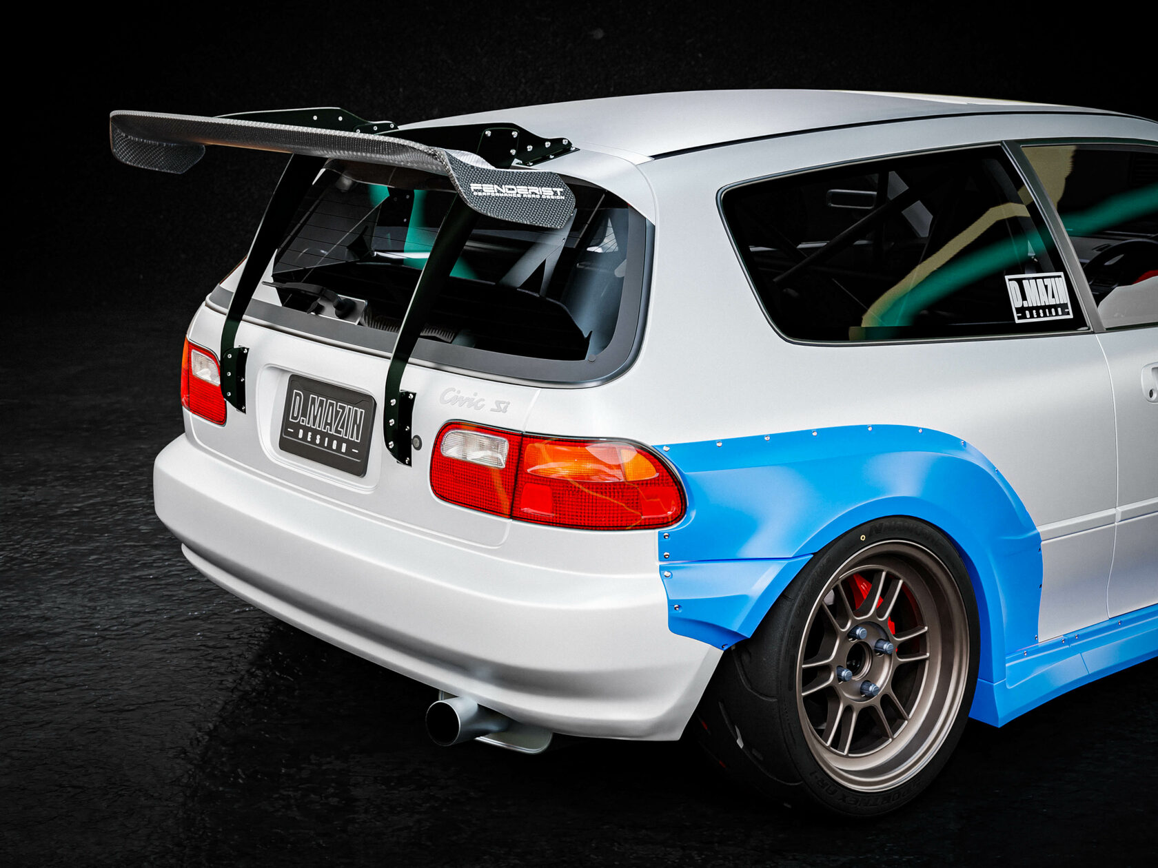 FENDERIST SPEC S Hood louvers Honda Civic 9095