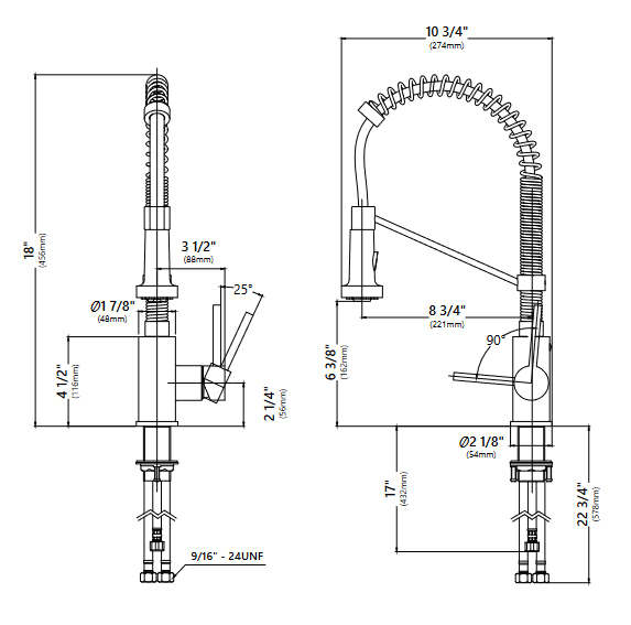 Кухонний змішувач Kraus KPF-1610SFACB - изображение 4