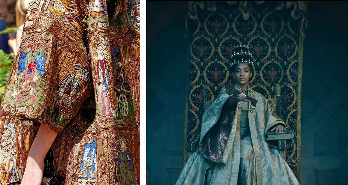 Пальто_Dior_«Tarot_Card»_Мария_Грация_Кьюри, Кадр из фильма «Le⦁Château du⦁Tarot»