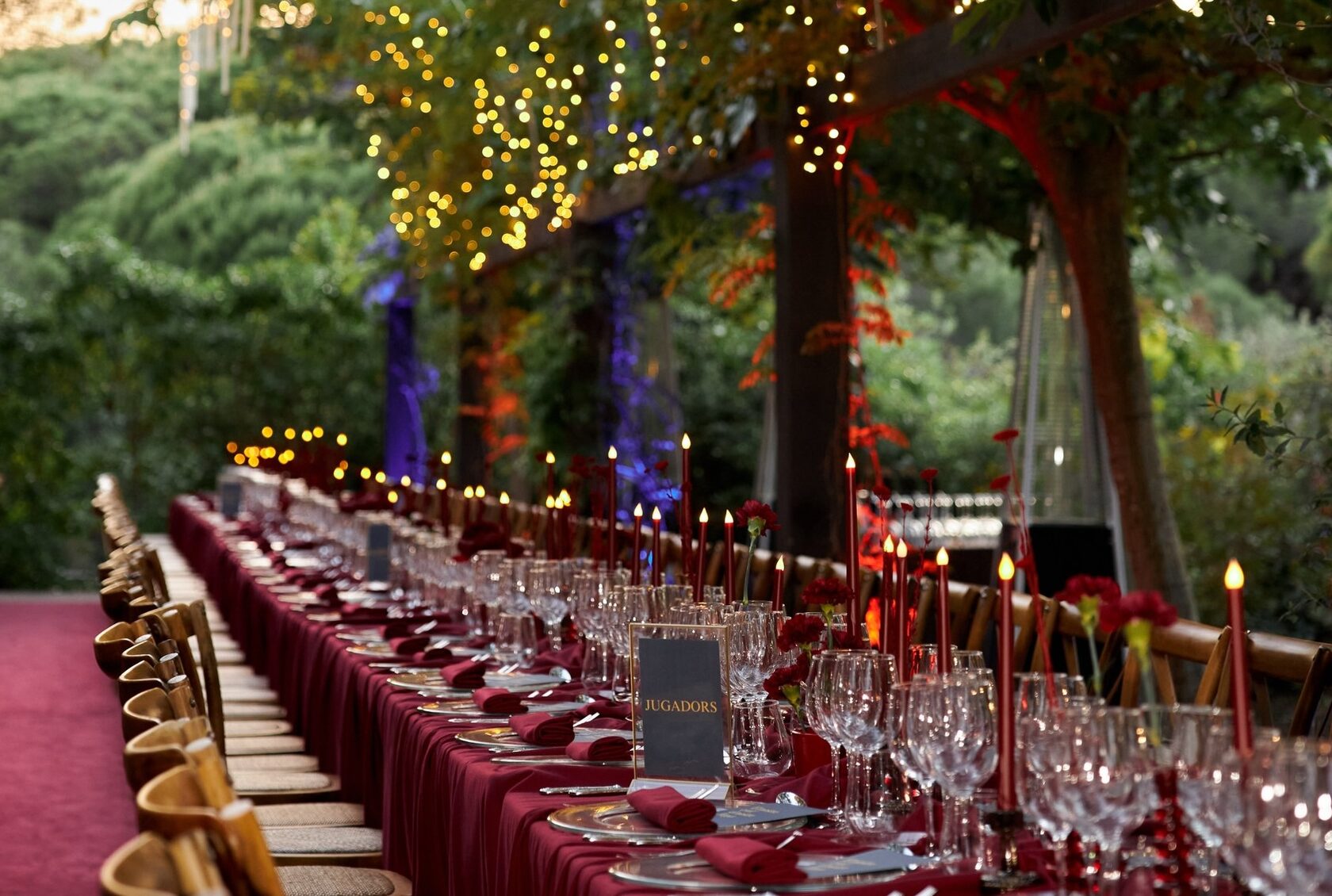 Private Dinner for FC Barcelona at Restaurante Catalina