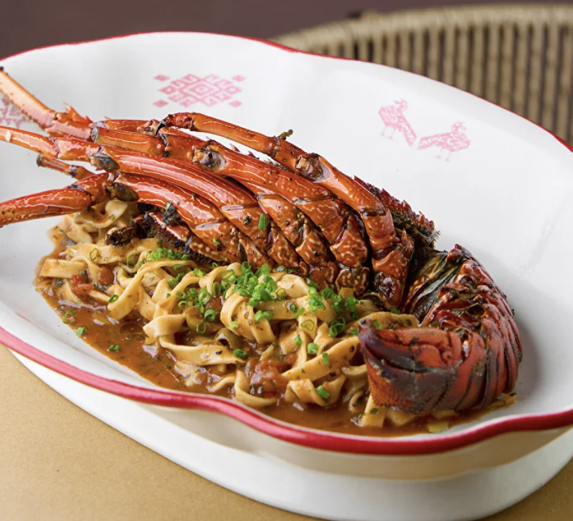 Grilled Lobster Pasta in Canggu Beach