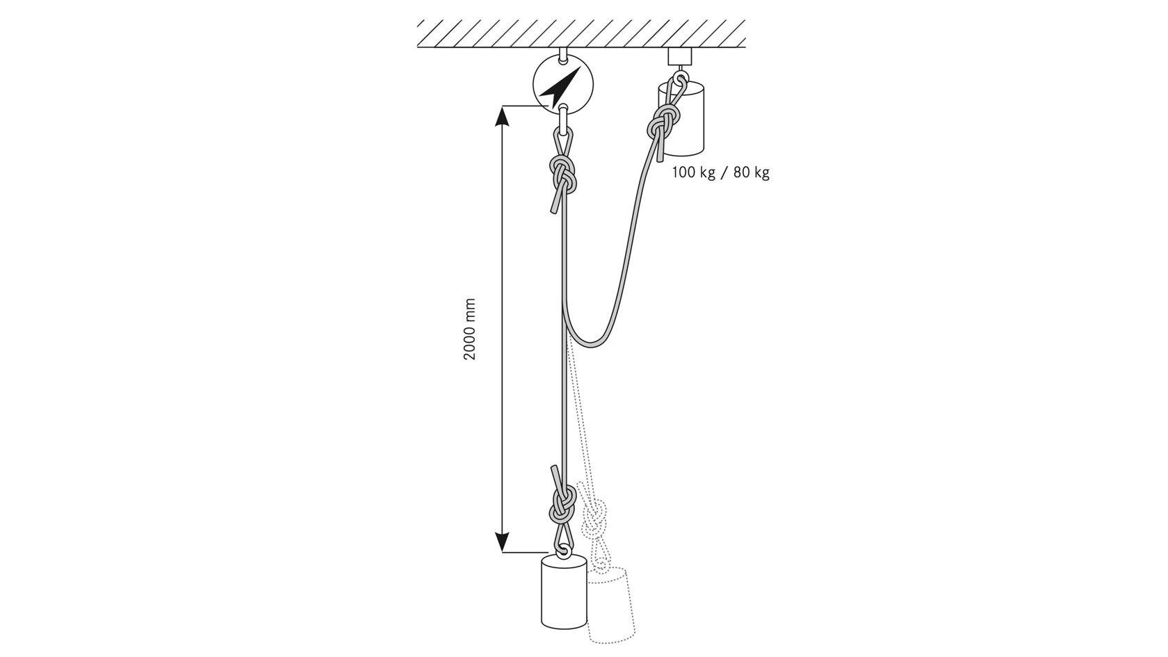 PATRON 12 – semi-static kernmantle-rope (certified EN 1891 type A)