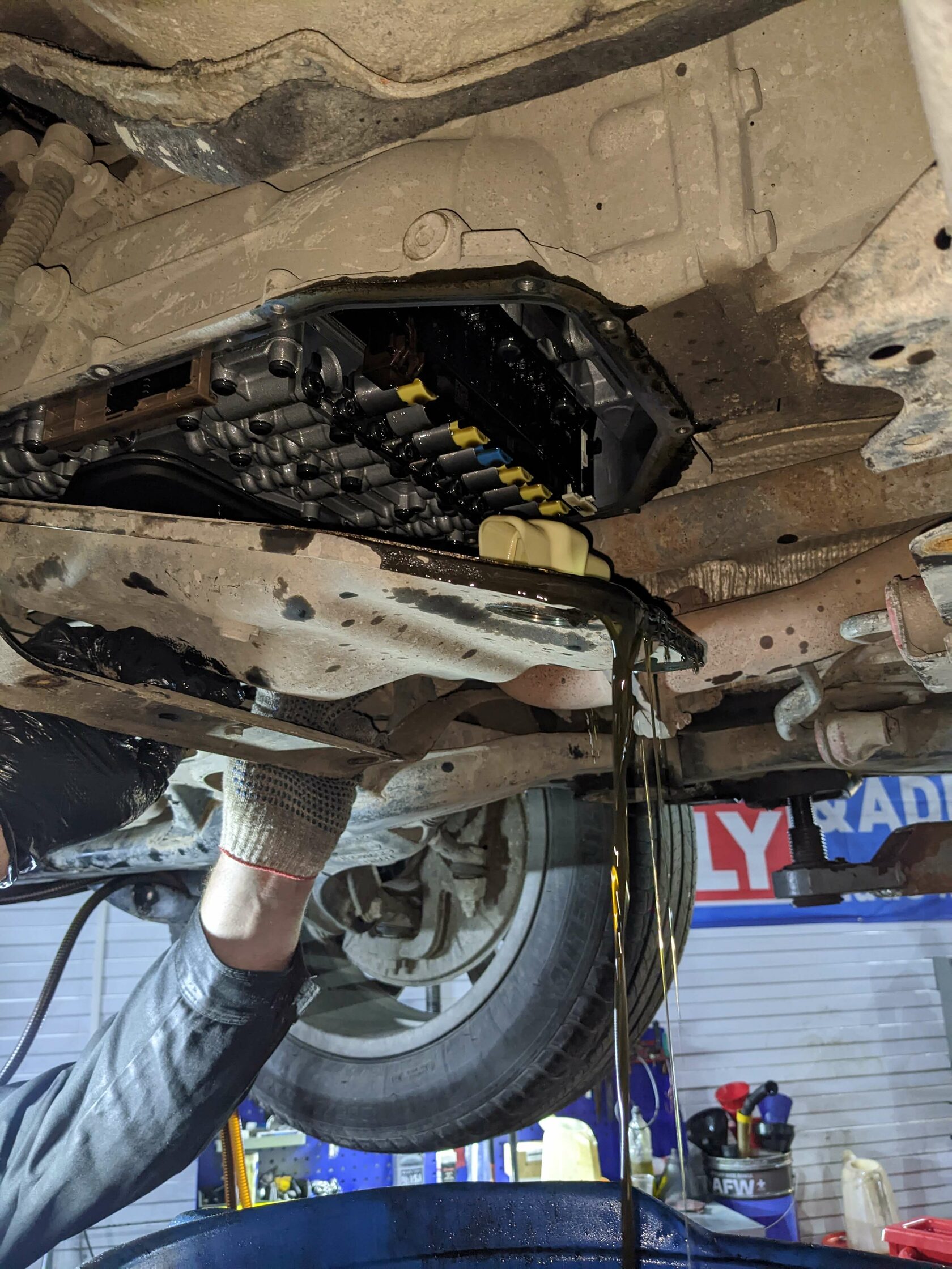 Демонтированный поддон 6hp19