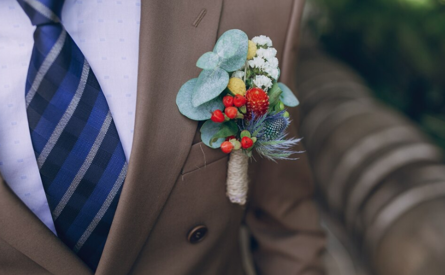 Бутоньерка для жениха Астана