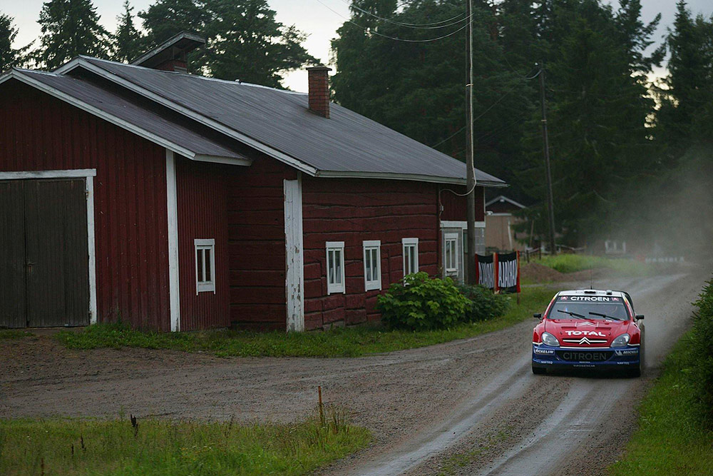 Себастьен Лёб и Даниэль Элена, Citroën Xsara WRC (173 DAL 78), ралли Финляндия 2005/Фото: Reporter Images / Getty Images