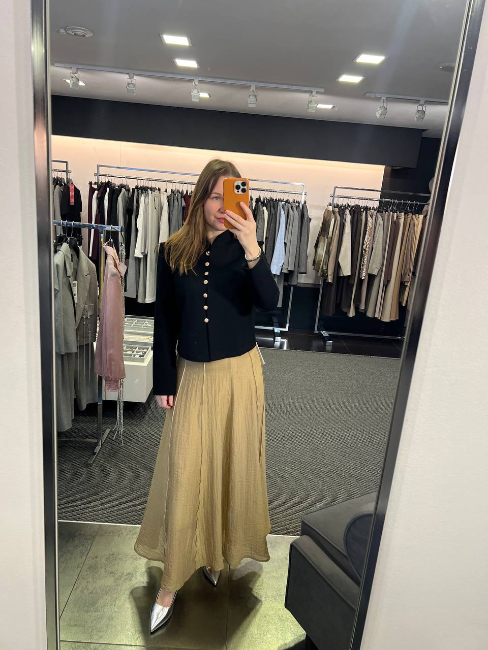 Жакет из вискозы, юбка жатка