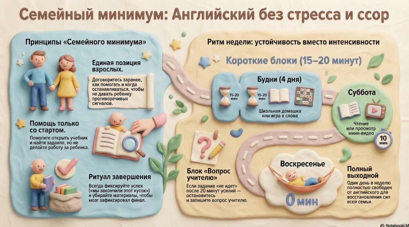 Сравнение обычного сопротивления и признаков перегруза при занятиях английским