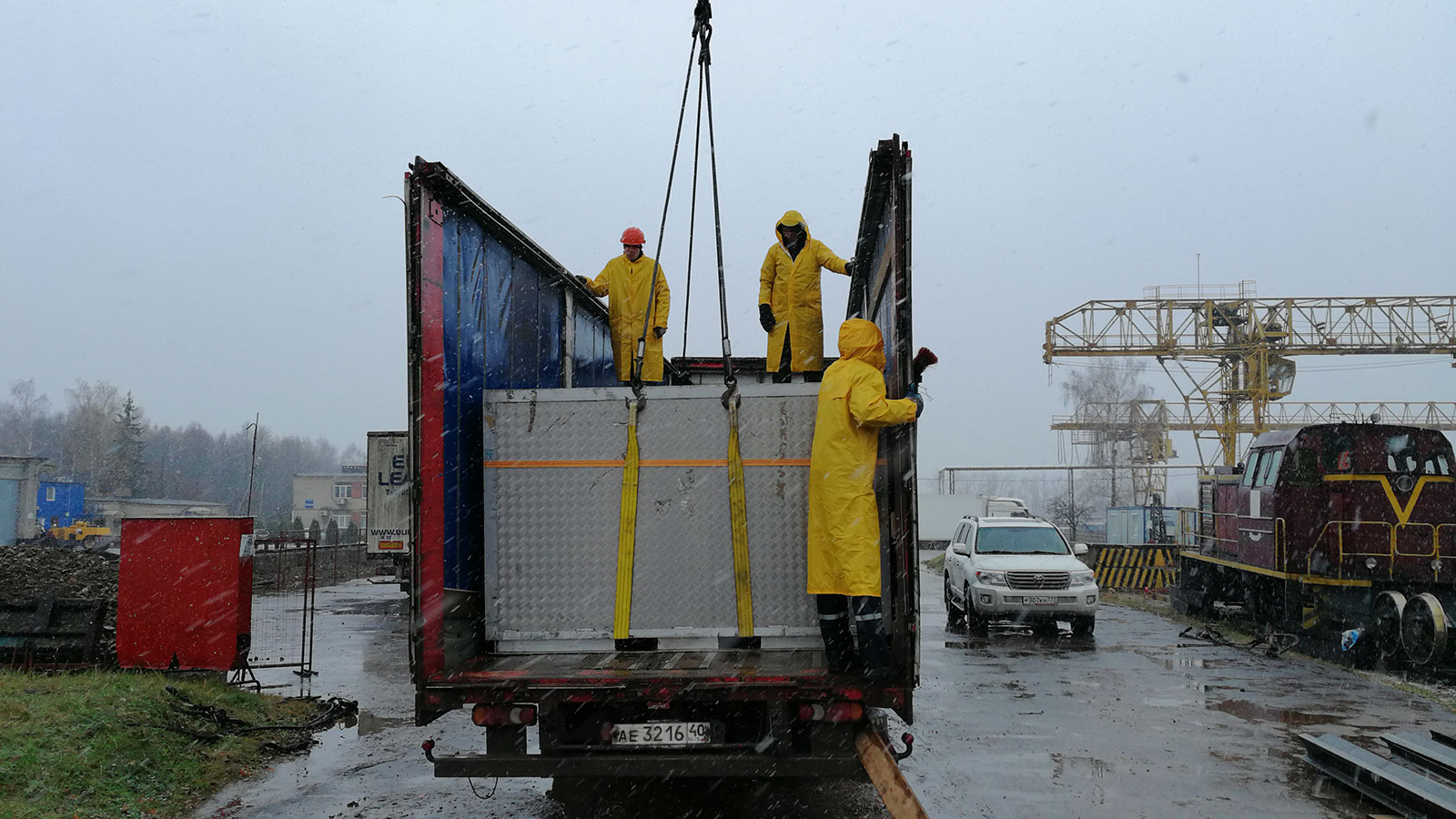 Боковая погрузка газель