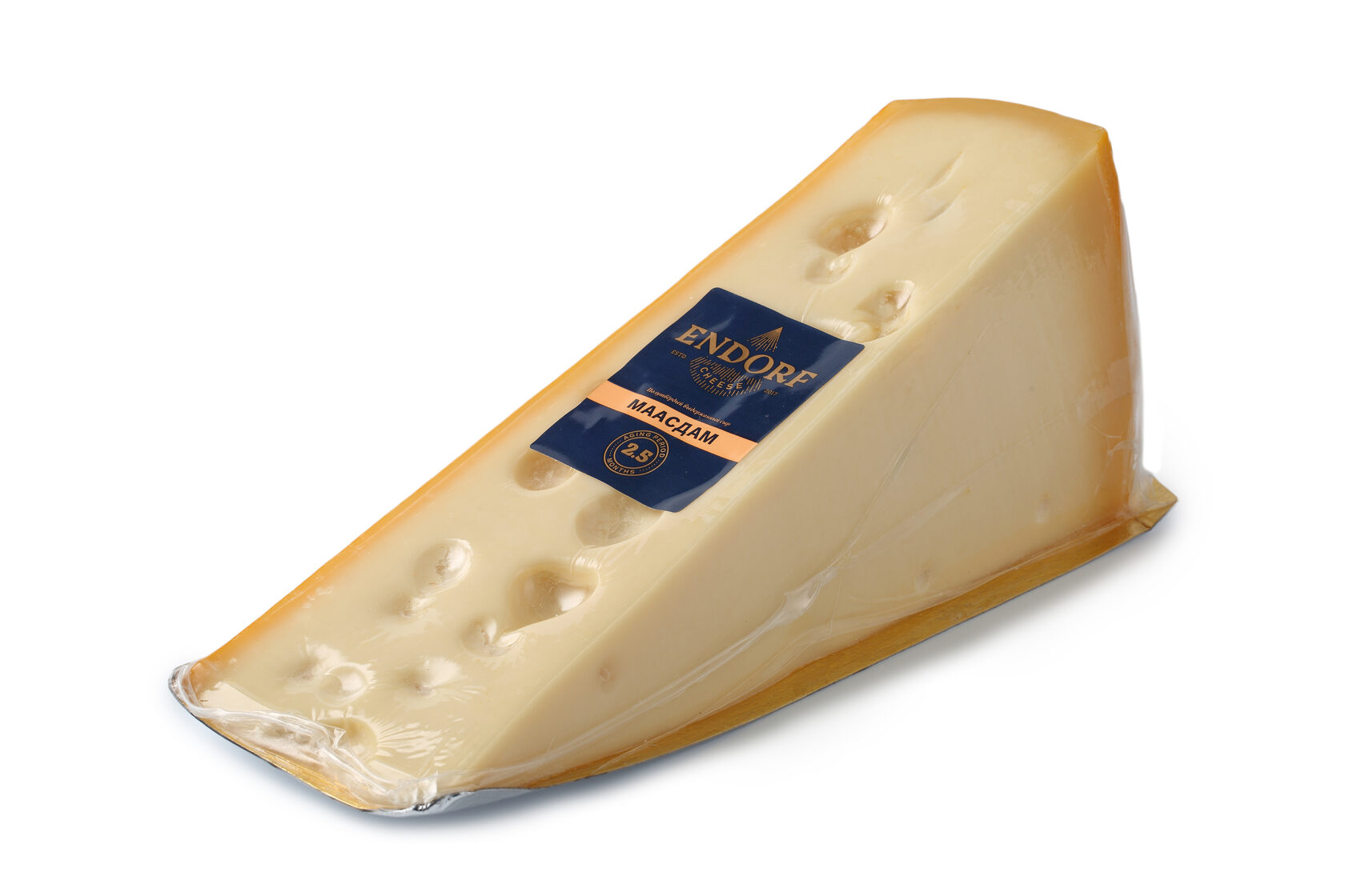 Сыр Маасдам полутвердый 45%