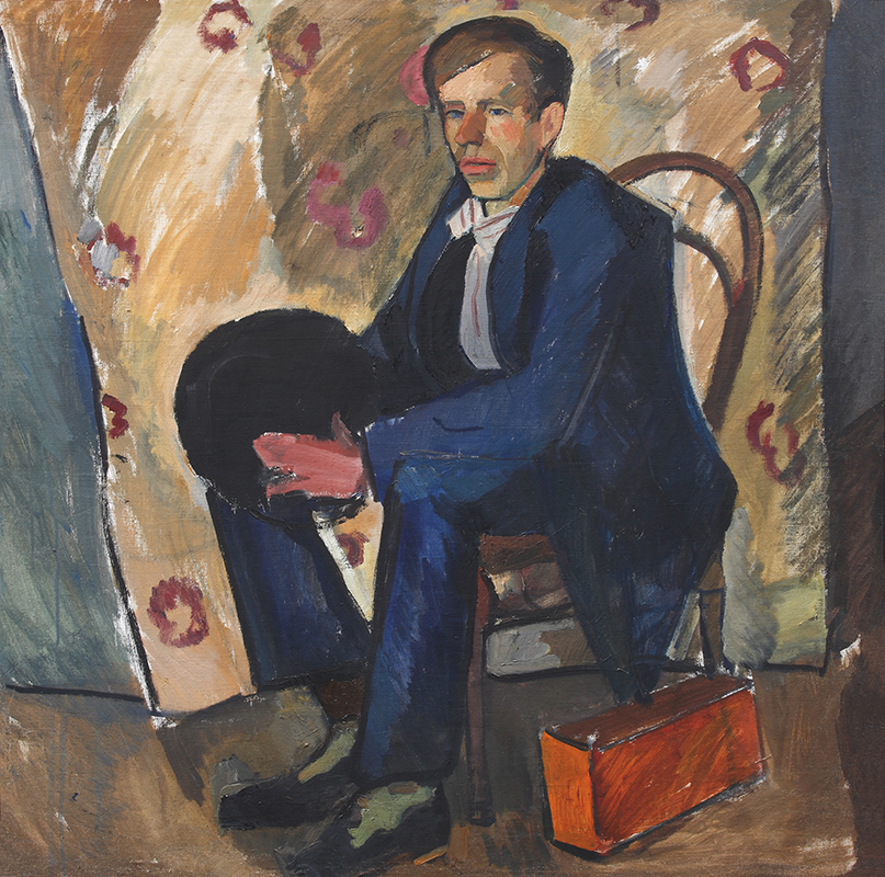 Портрет художника В. Макса (В. Максимова) со шляпой. Около 1925–1926