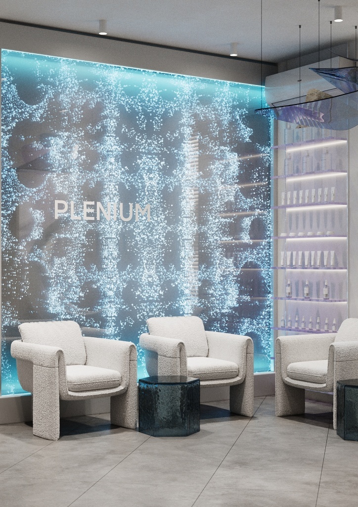 Фото дизайна спа салона PLENIUM 165,5м2