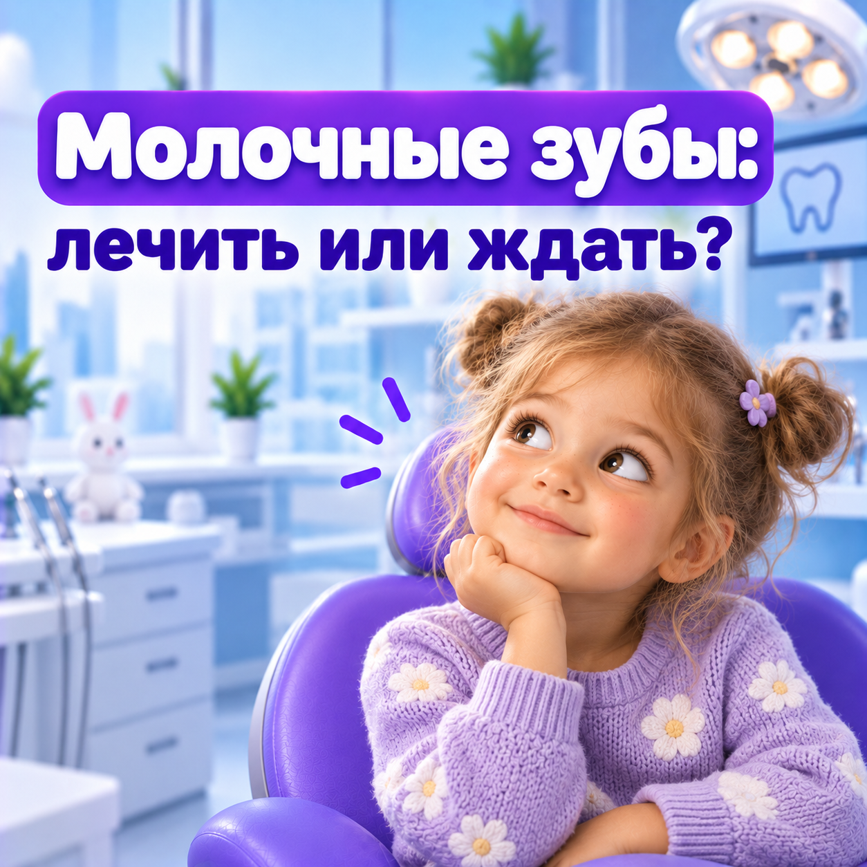 Молочные зубы: лечить или ждать?