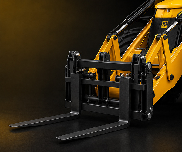 JCB с вилами