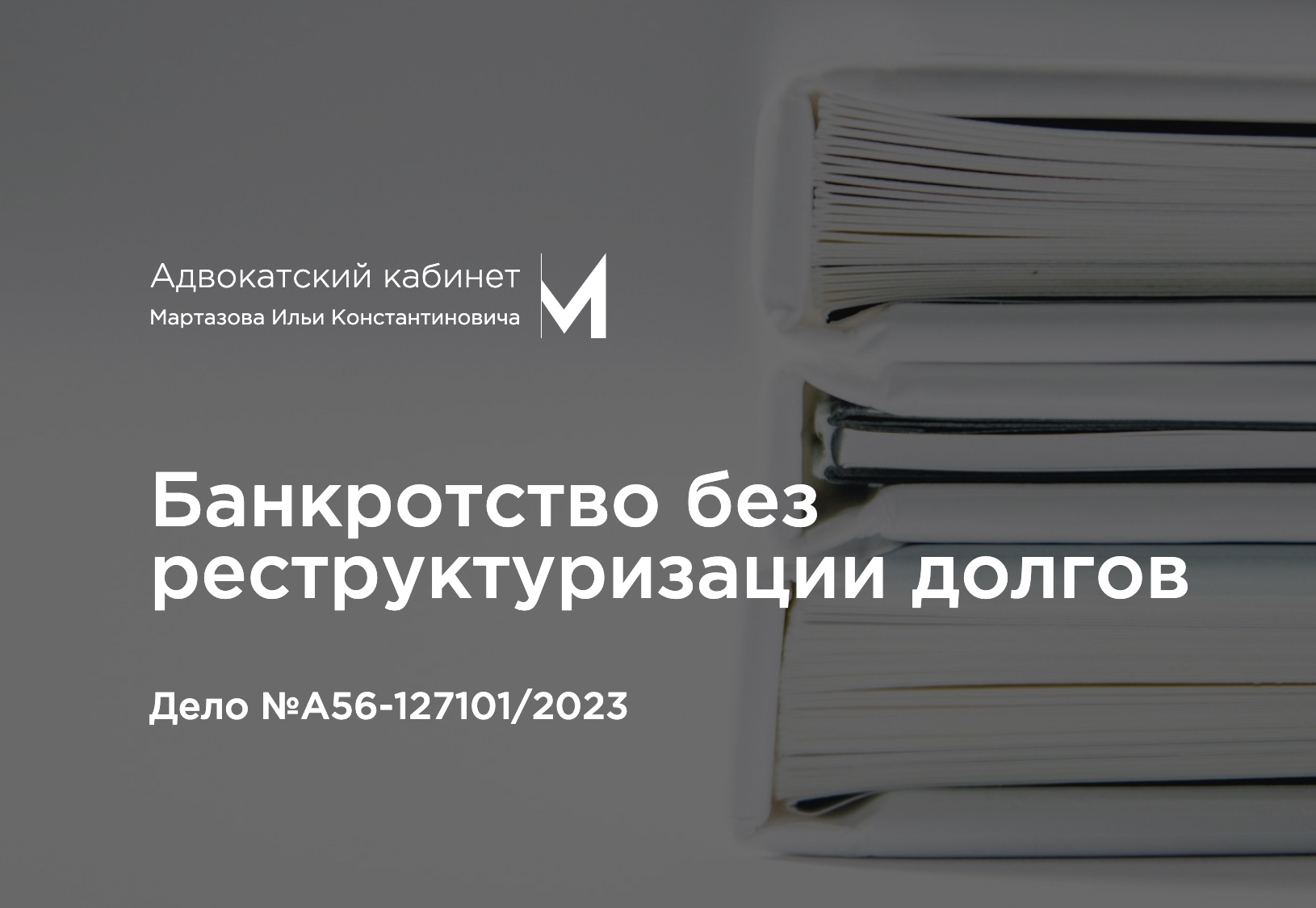 Банкротство без реструктуризации долгов. Дело №А56-127101/2023