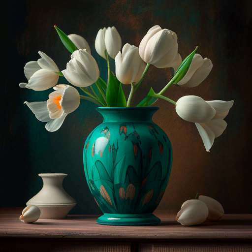 Букет белых тюльпанов на 8 марта