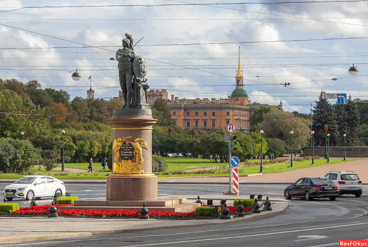 Фото памятника суворову в санкт петербурге