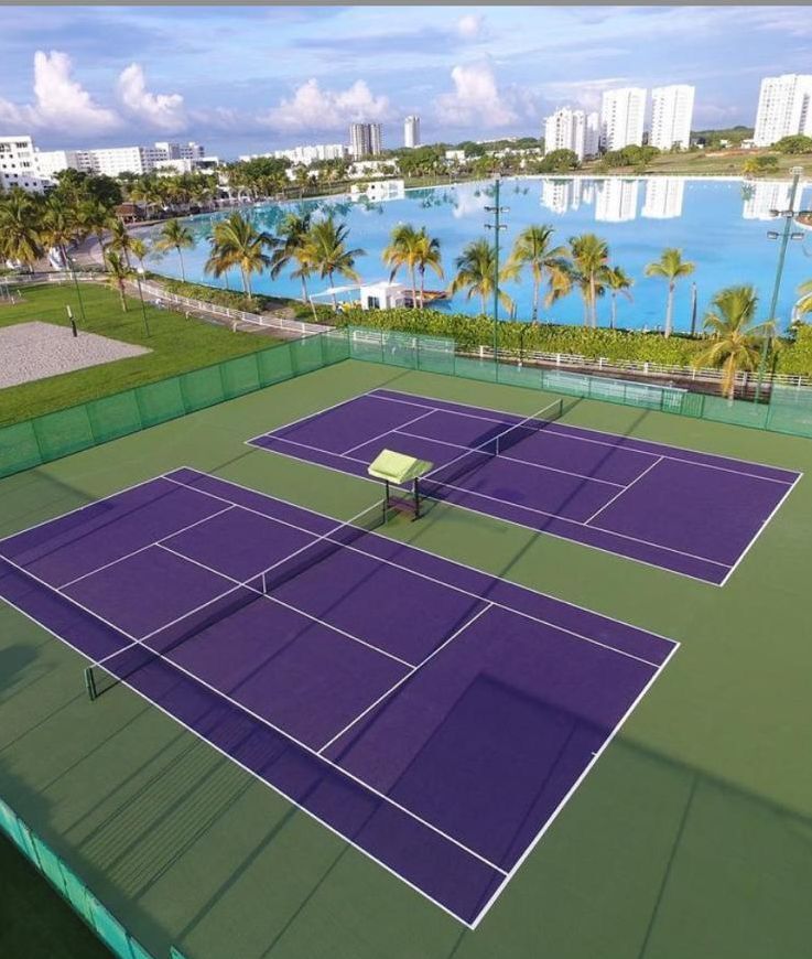 Supersoft Doppio tennis court