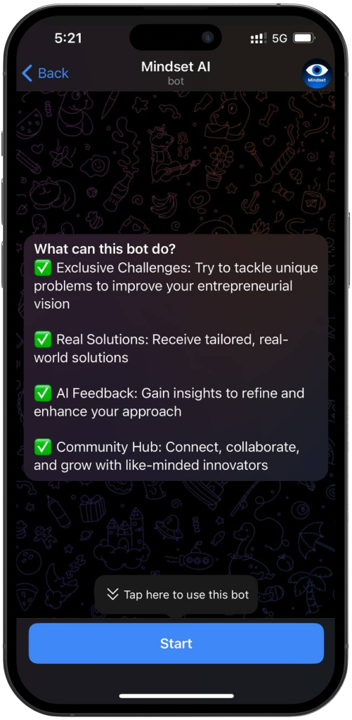 Telegram bot Mindset