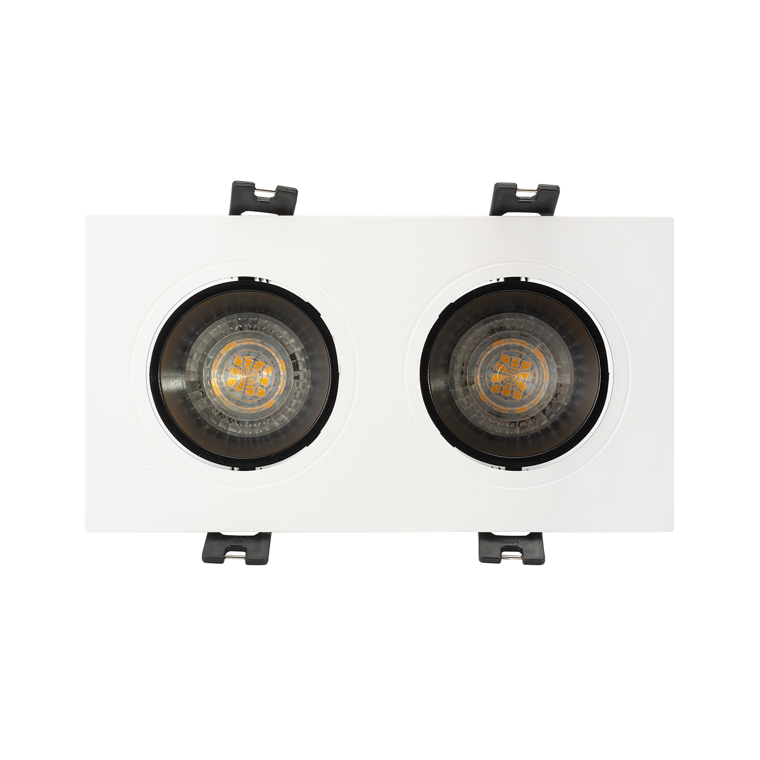 Встраиваемый светильник GU5.3 LED белый/черный пластик Denkirs DK3022-WB DK3022-WB