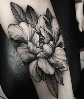 Белая тату цветок | Блог про татуировки pavuk.ink