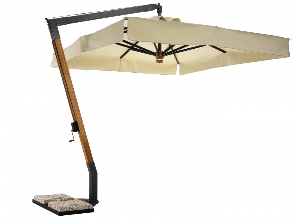 Тент для зонта 3х3 метра на боковой опоре