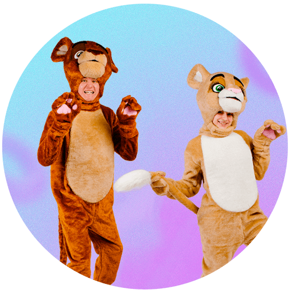 Аниматор Симба из Король Лев Москве