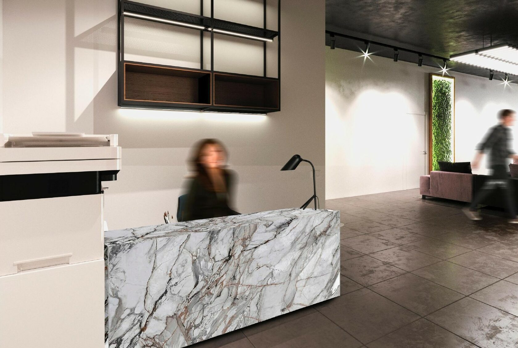 входная зона в офисную компанию 