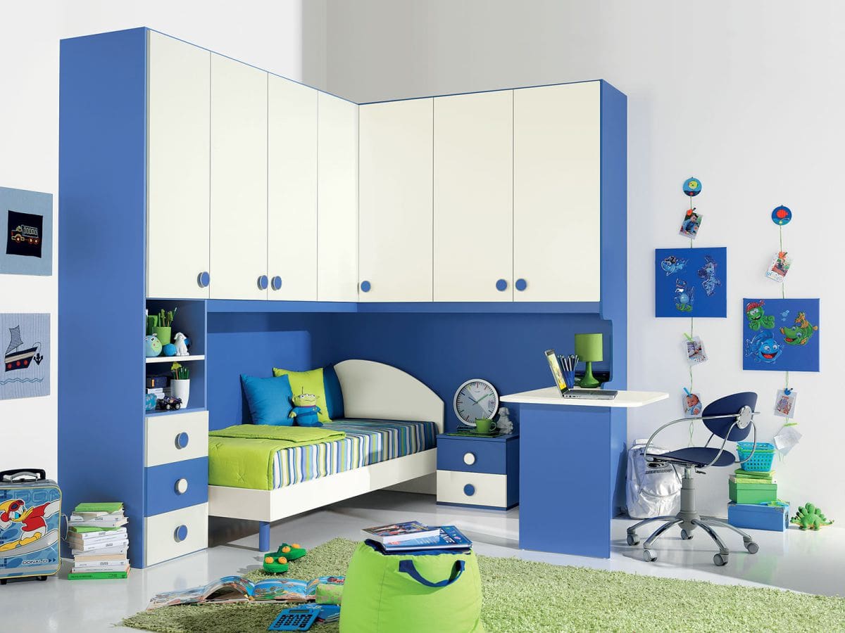 детская мебель юниор синяя
