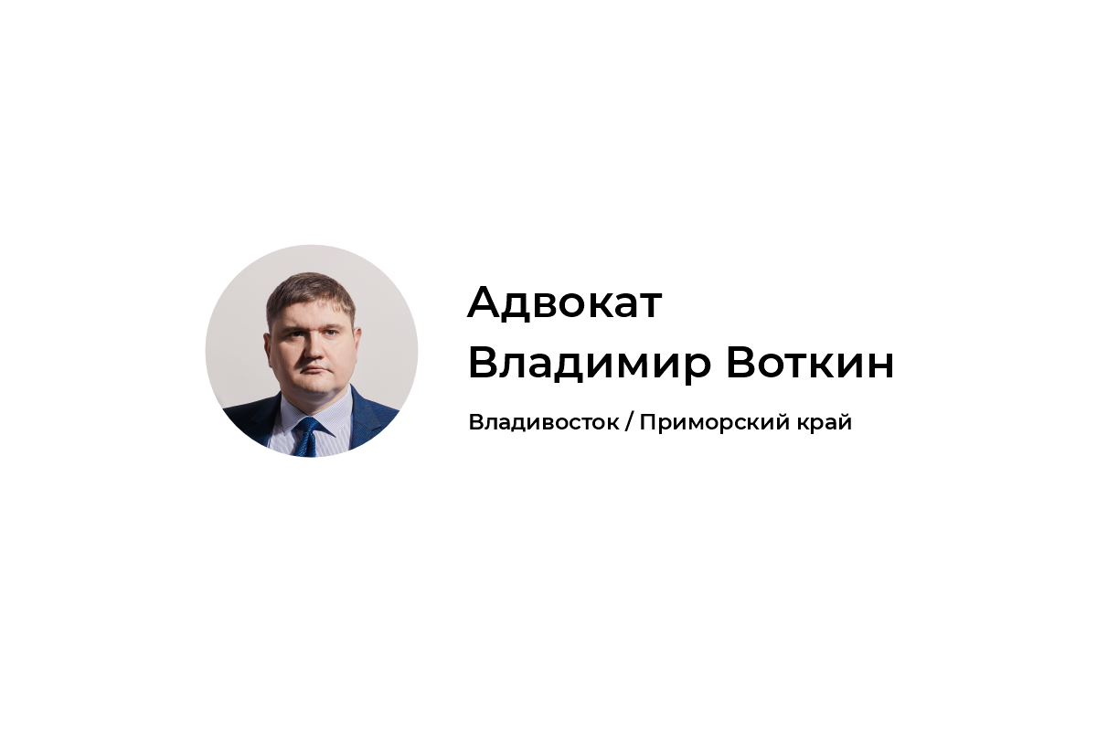 Адвокат Владимир Воткин