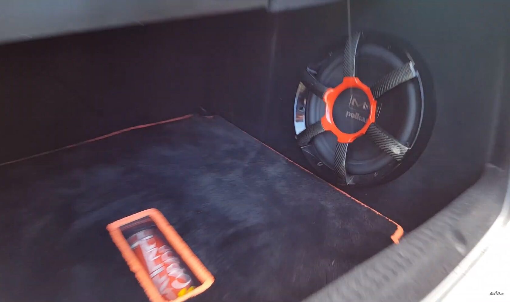 сабвуфер стелс Mitsubishi Lancer X