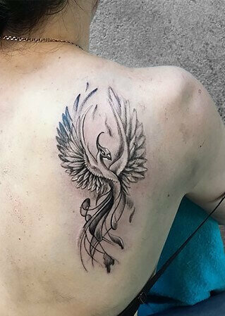  тату салоны Пермь, тату птица феникс, тату салоны Перми,сделать тату в Перми,тату Пермь отзывы, тату Пермь, лучшие тату мастера Перми, тату реализм Пермь, тату салон Пермь цены